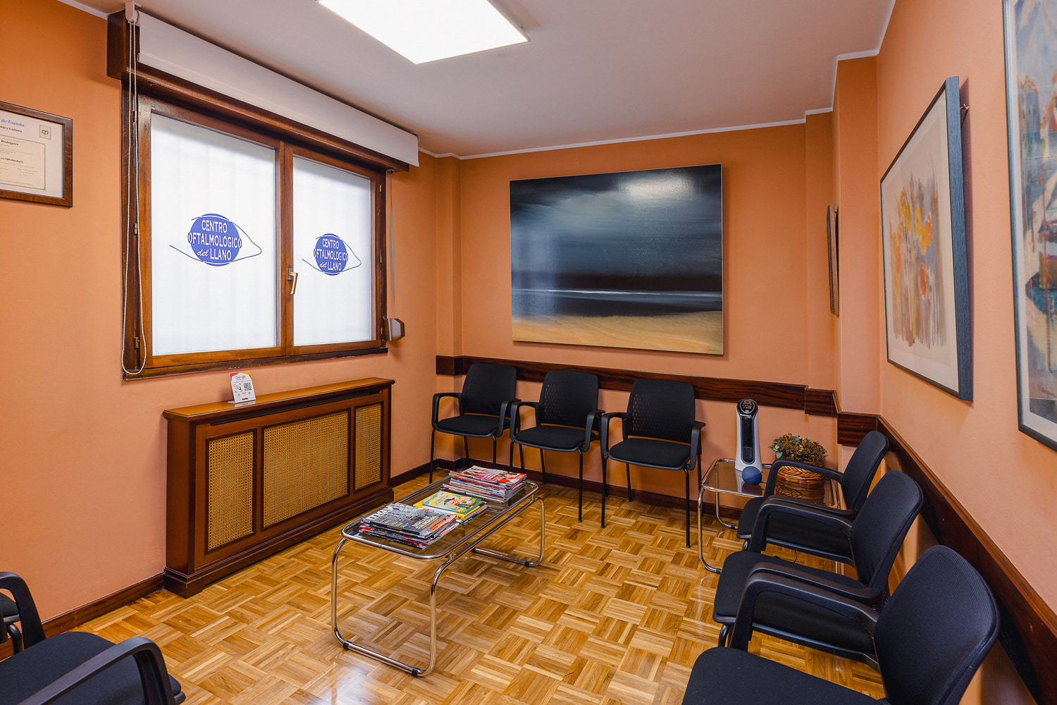 Eye examination room at Centro Oftalmológico del Llano