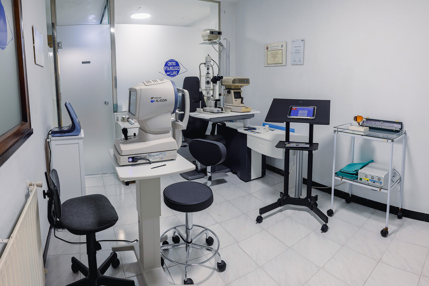 Eye clinic facilities at Centro Oftalmológico del Llano